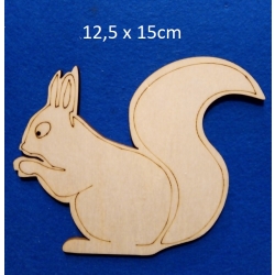 SKLEJKA #3mm Wiewiórka 12x15,5cm , kolekcja : zwierzątka leśne / 0640